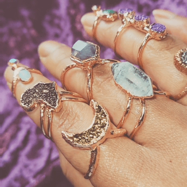 Sparkling Gemstone Rings (Choose your selection)