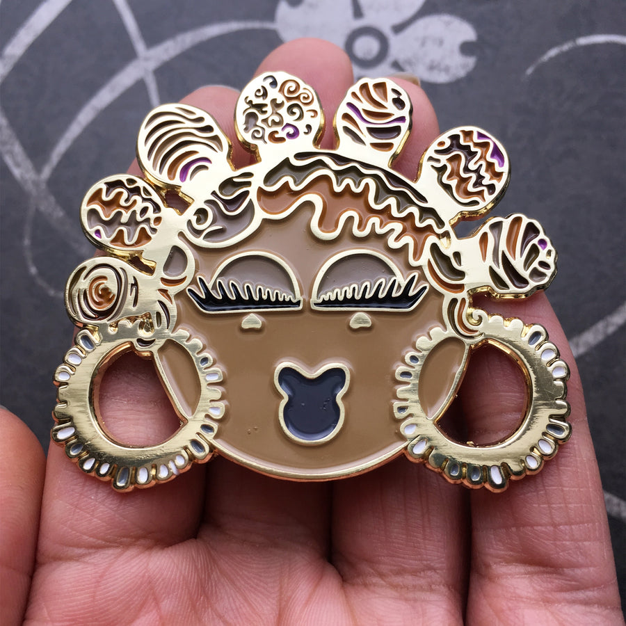 © Bantu Knots Pin - Arimas