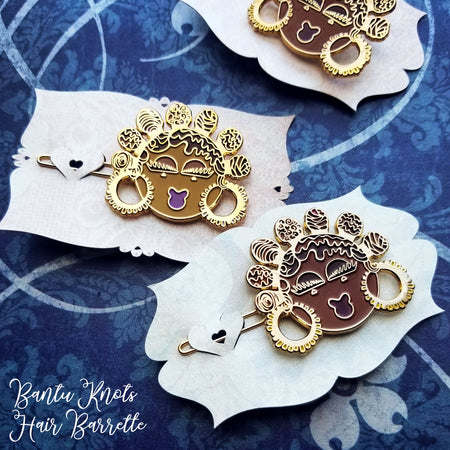 © Bantu Knots Hair Barrette - Arimas