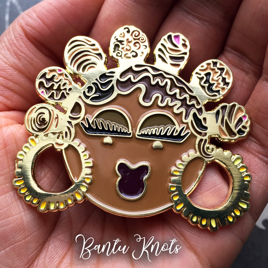 © Bantu Knots Pin - Arimas