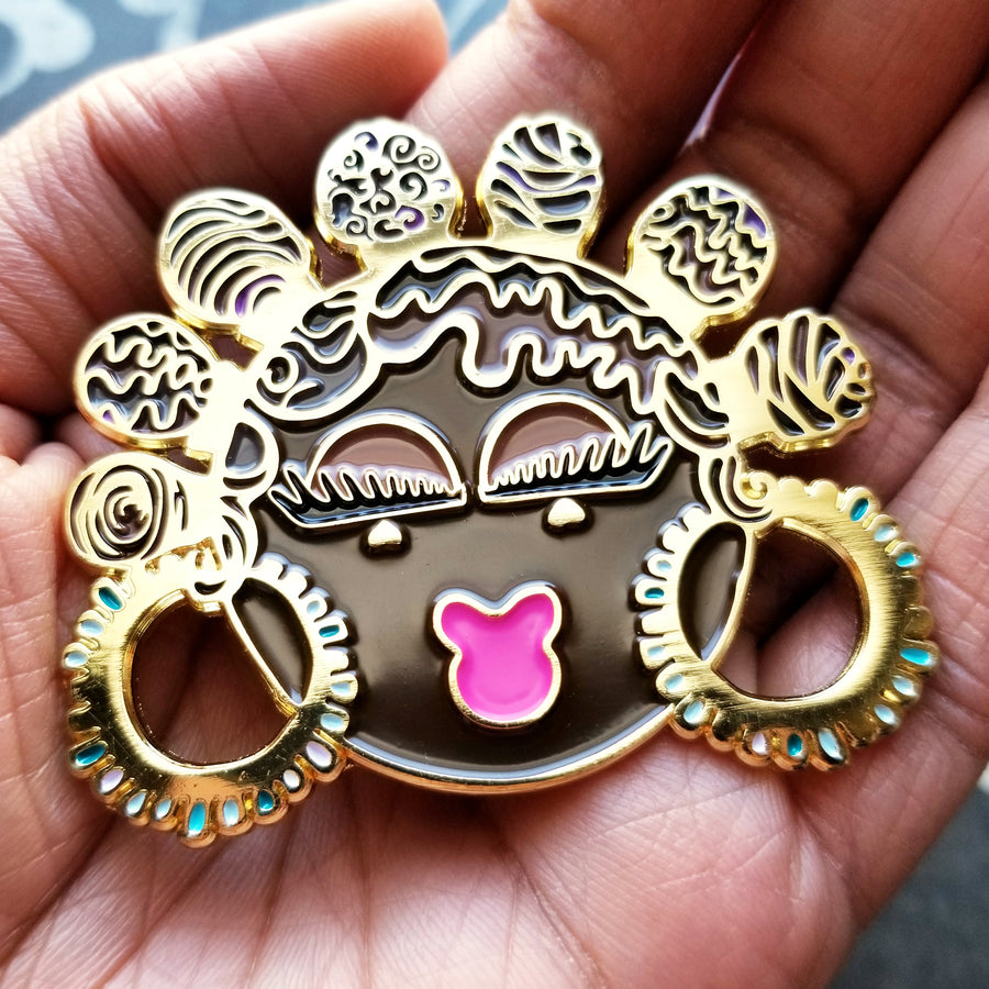 © Bantu Knots Pin - Arimas